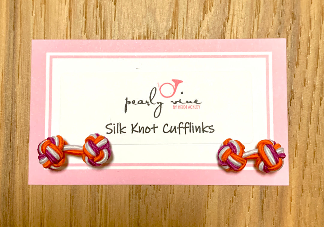 Silk Knot Cufflinks