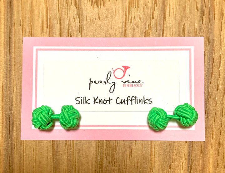 Silk Knot Cufflinks