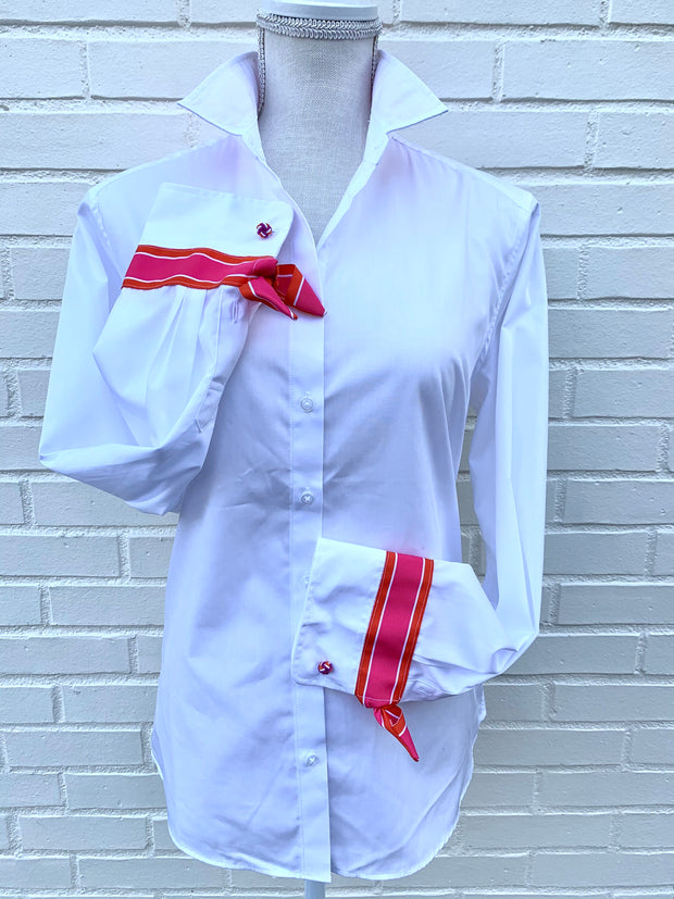 Audrey Ribbon French Cuff Shirt (RFC03)