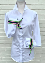 Audrey Ribbon French Cuff Shirt (RFC05)