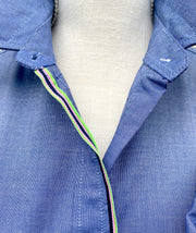 SALE - XL ONLY - Casie Striped Ribbon Oxford Shirt (Casie 03) *FINAL SALE*