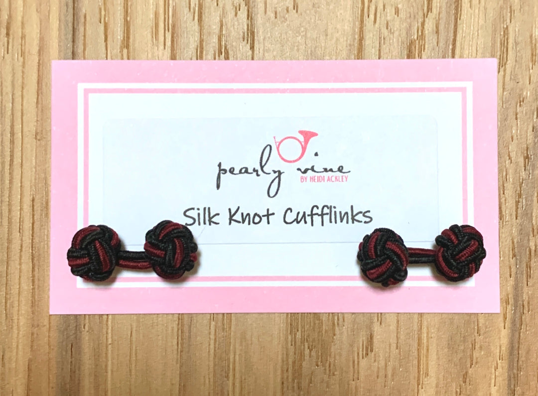 Silk Knot Cufflinks